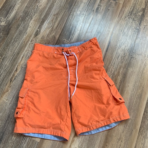 Tommy Hilfiger orange swim shorts - Picture 2 of 5